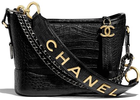 chanel gabrielle small hobo bag crocodile